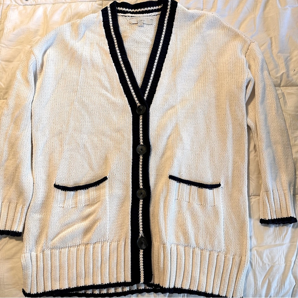 Loft cardigan sweater large